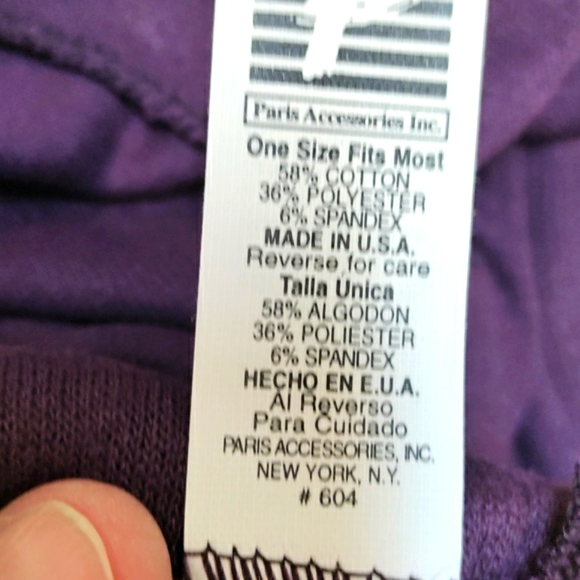 Faux women's turtlenecks. Cotton, Polyester and Spandex. Made in USA - Picture 3 of 3